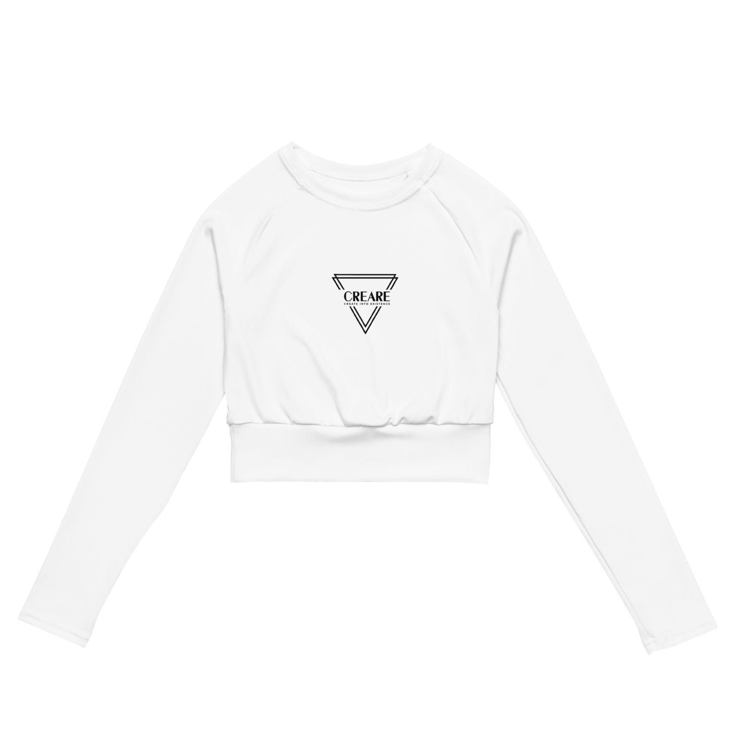 Creare logo - Recycled long-sleeve crop top