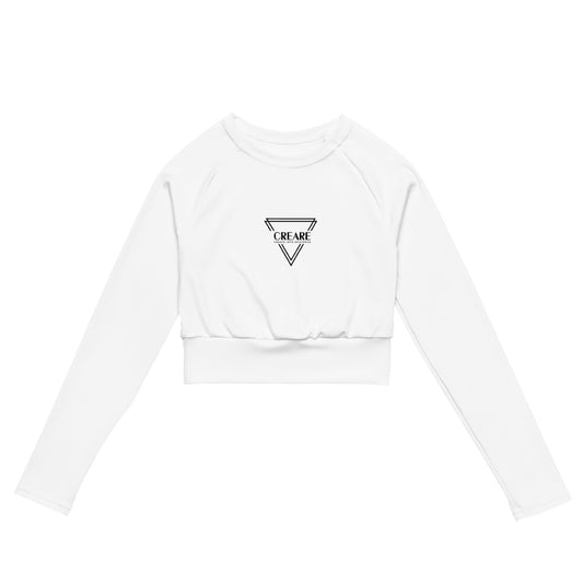 Creare logo - Recycled long-sleeve crop top